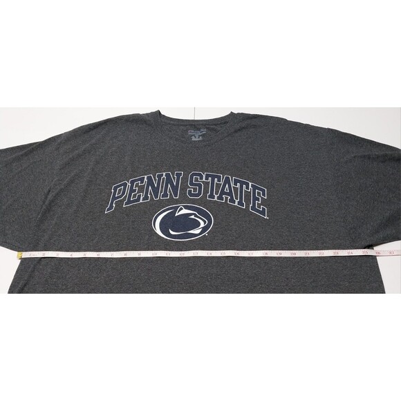 Champion Mens Size XXL Penn State T Shirt Charcoal Gray Tee Y2K University Comfy - Picture 4 of 11
